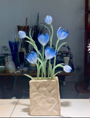 Customisable Handmade Glass Tulip Ornament