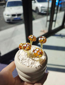 Handmade Glass Mini Potted Plant Ornament – Custom Color