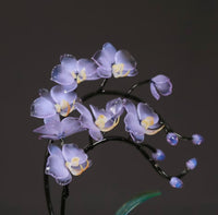 Handmade Lampwork Glass Orchid Figurine – Phalaenopsis